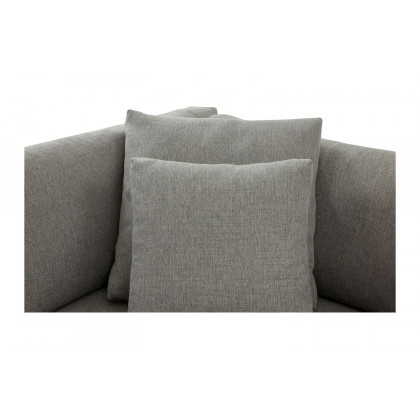 Moe's Malin Modern One Arm Left Facing Sofa - Gray