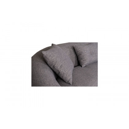 Moe's Oceana Modern 3 Seater Sofa - Storm Cloud