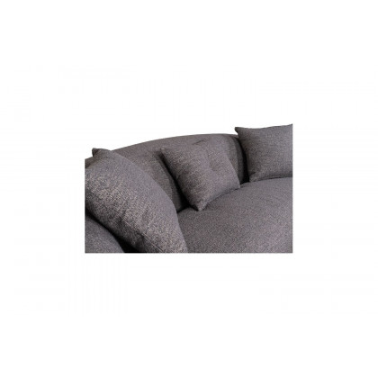 Moe's Oceana Modern 3 Seater Sofa - Storm Cloud