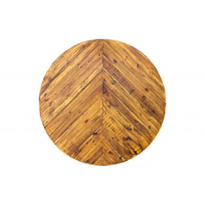 Moe's Parq Round Dining Table - Cappuccino, 48"