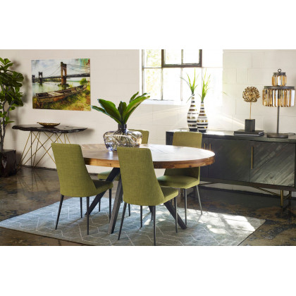 Moe's Parq Oval Dining Table - Cappuccino
