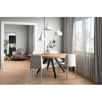 Moe's Parq Oval Dining Table - Cappuccino