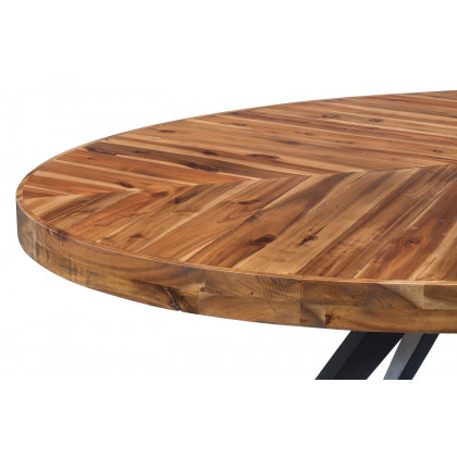 Moe's Parq Oval Dining Table - Cappuccino