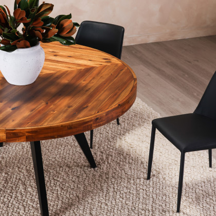 Moe's Parq Round Dining Table - Amber, 60"
