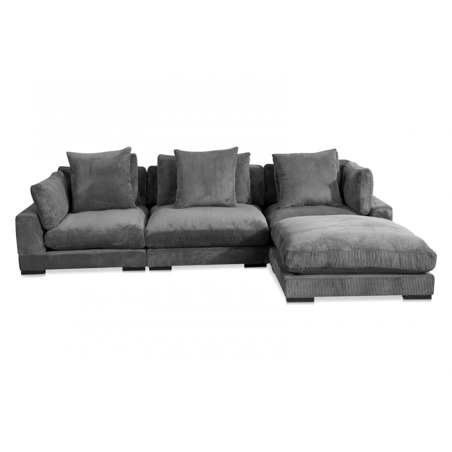 Moe's Tumble Lounge Modular Sectional - Dark Gray