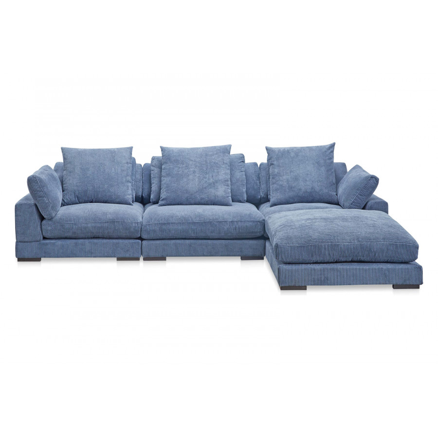 Moe's Tumble Lounge Modular Sectional - Ultra Blue