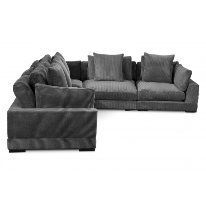 Moe's Tumble Classic L Modular Sectional - Dark Gray