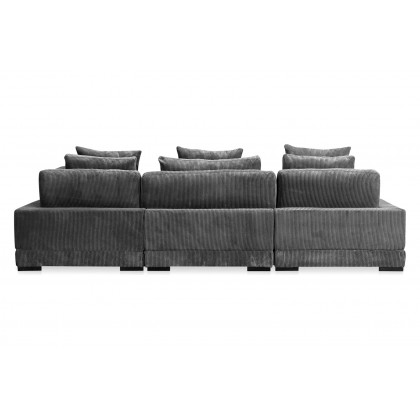 Moe's Tumble Classic L Modular Sectional - Dark Gray
