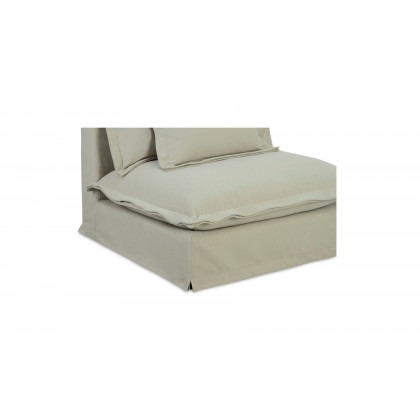 Moe's Olivia Rustic Slipper Chair - Sand
