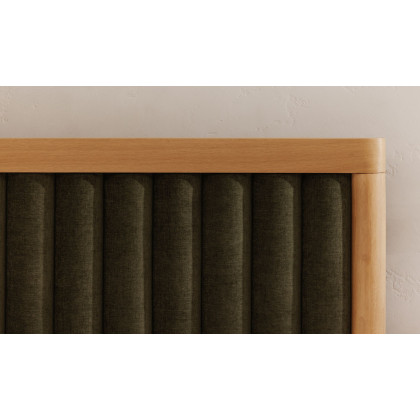 Moe's Nina Contemporary Queen Size Bed - Forest Green