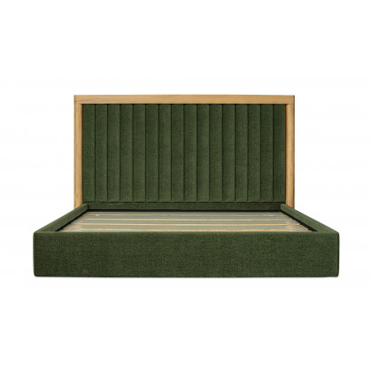 Moe's Nina Contemporary Queen Size Bed - Forest Green