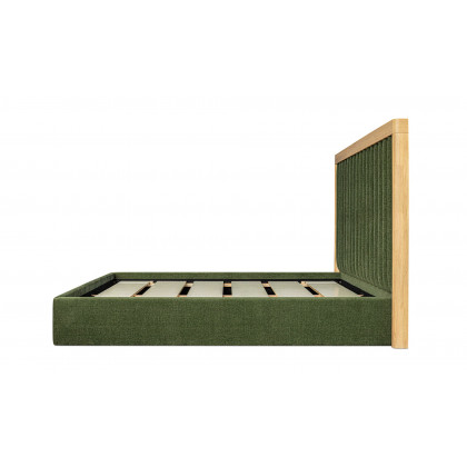 Moe's Nina Contemporary Queen Size Bed - Forest Green