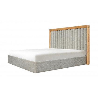 Moe's Nina Contemporary King Size Bed - Gray Mist