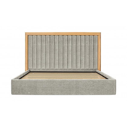Moe's Nina Contemporary King Size Bed - Gray Mist