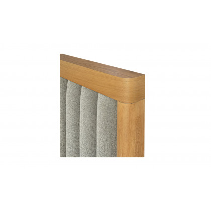 Moe's Nina Contemporary King Size Bed - Gray Mist