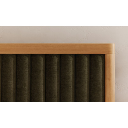 Moe's Nina Contemporary King Size Bed - Forest Green