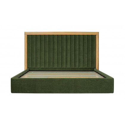 Moe's Nina Contemporary King Size Bed - Forest Green