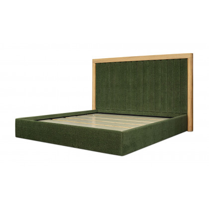 Moe's Nina Contemporary King Size Bed - Forest Green