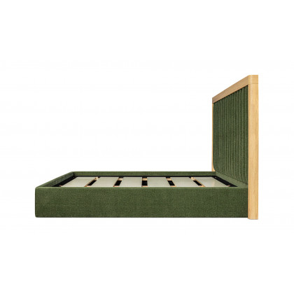 Moe's Nina Contemporary King Size Bed - Forest Green