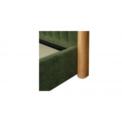 Moe's Nina Contemporary King Size Bed - Forest Green