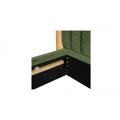 Moe's Nina Contemporary King Size Bed - Forest Green