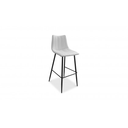 Moe's Alibi Contemporary Bar Stool Set of 2 - Cream White