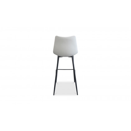 Moe's Alibi Contemporary Bar Stool Set of 2 - Cream White