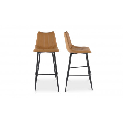 Moe's Alibi Contemporary Bar Stool Set of 2 - Tan