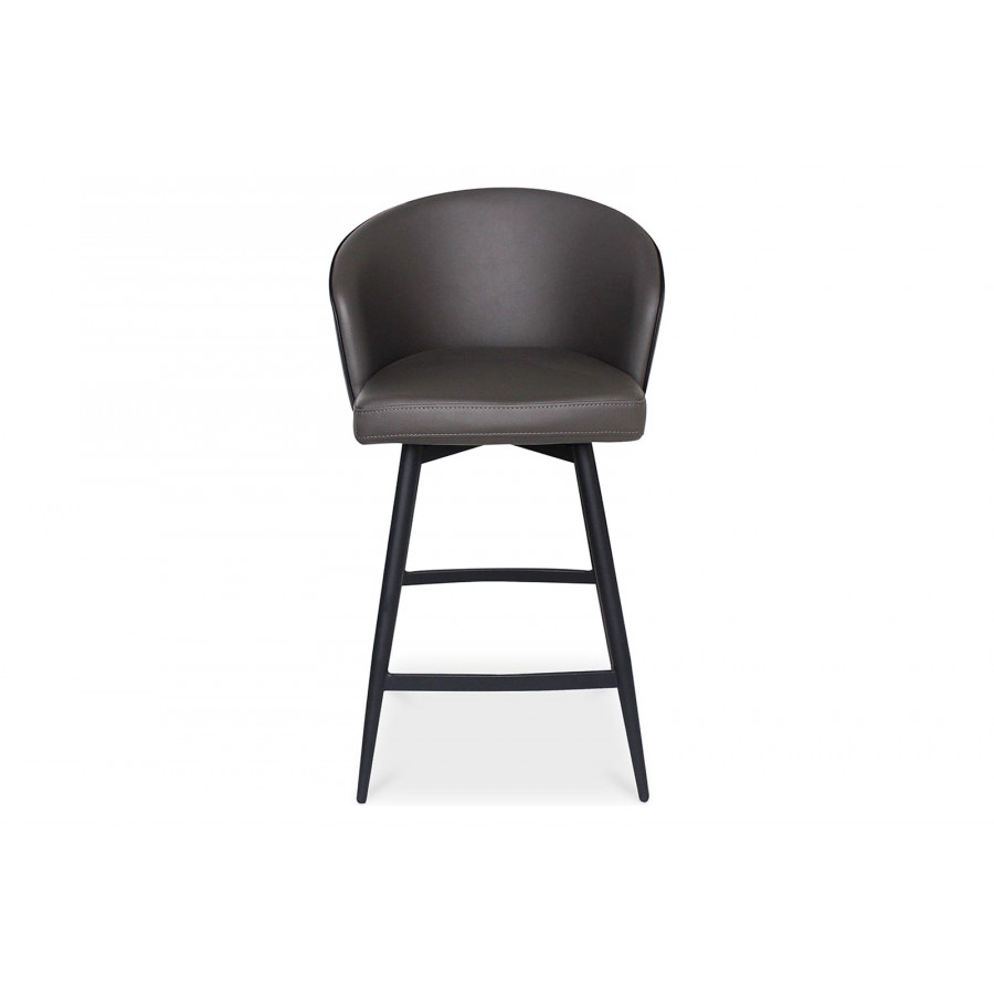 Moe's - Webber Swivel Counter Stool in Gray