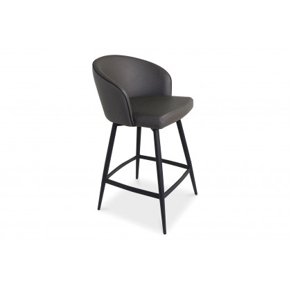 Moe's - Webber Swivel Counter Stool in Gray