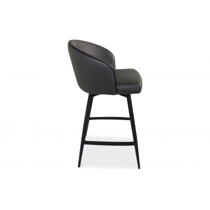 Moe's - Webber Swivel Counter Stool in Gray