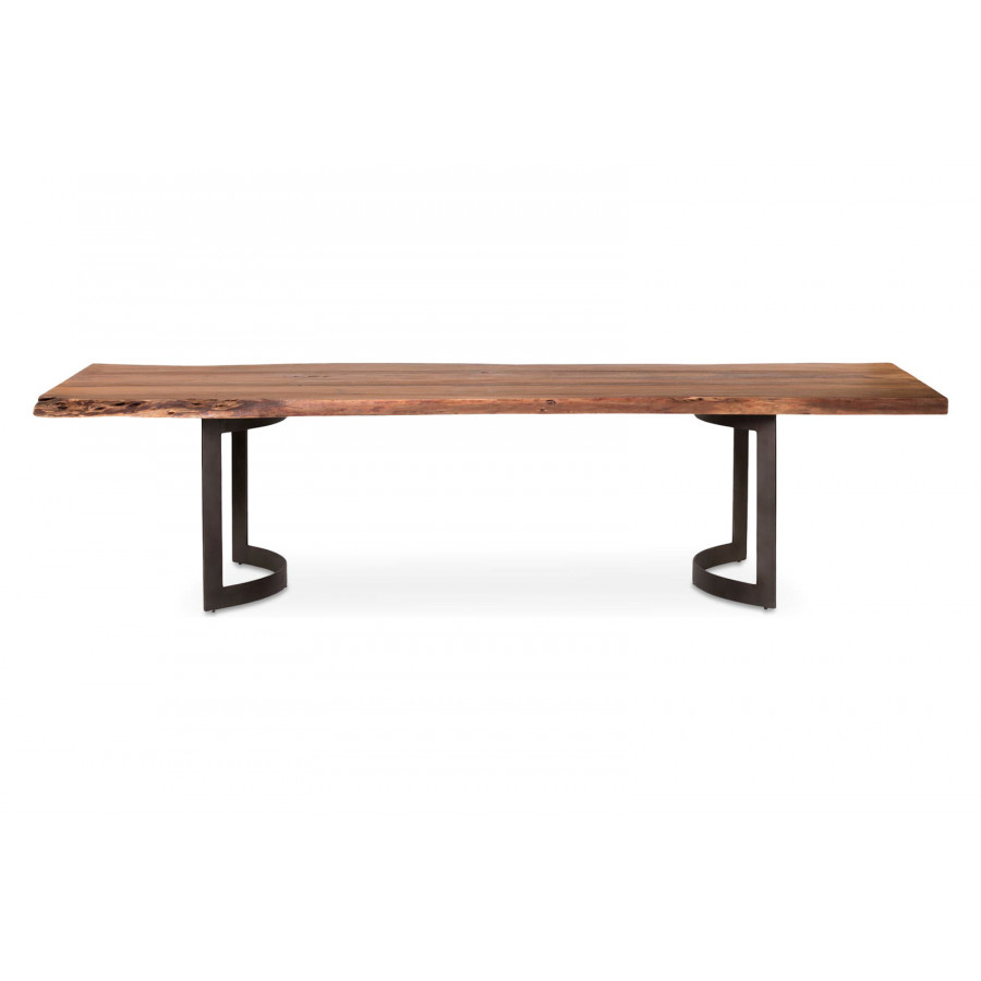 Moe's Bent Rectangular Dining Table - Light Brown, Large
