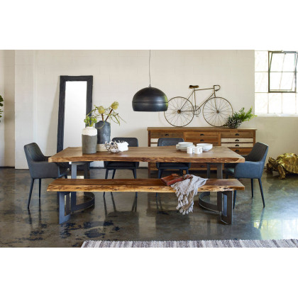 Moe's Bent Bench - Brown, Large