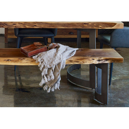Moe's Bent Bench - Brown, Large