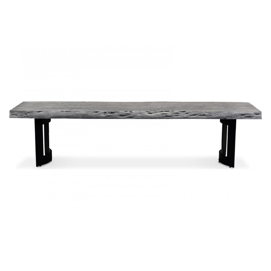 Moe's Bent Bench - Light Gray, Extra Small
