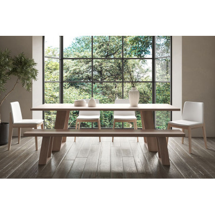 Moe's Tanya Rectangular Dining Table - Gray
