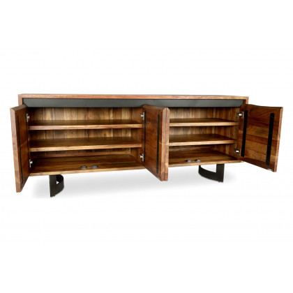 Moe's Bent 4 Door Sideboard - Brown