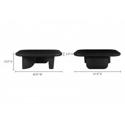Moe's Era Coffee Table - Black, Large