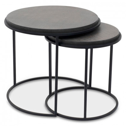 Moe's - Roost Nesting Tables Set of 2 in Black