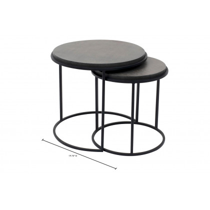 Moe's - Roost Nesting Tables Set of 2 in Black