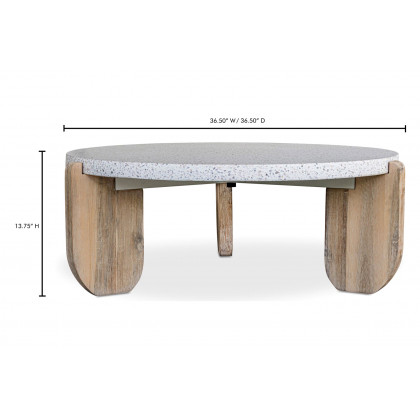 Moe's Wunder Coffee Table - White