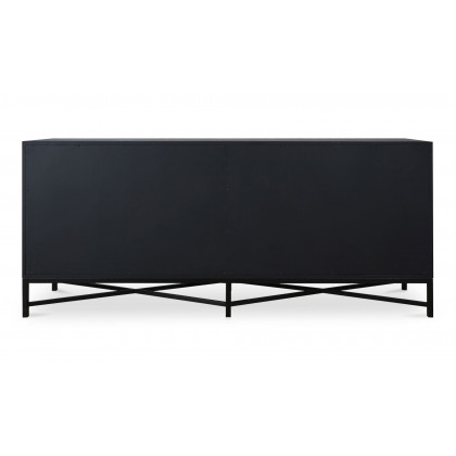 Moe's Mako Art Deco Small Sideboard - Black