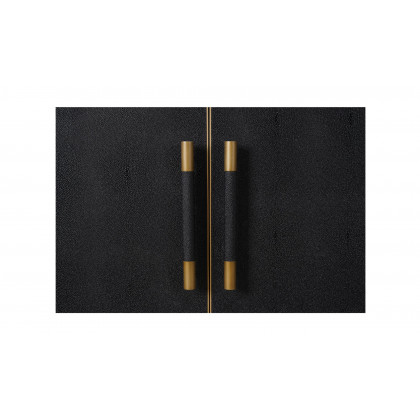 Moe's Mako Art Deco Small Sideboard - Black