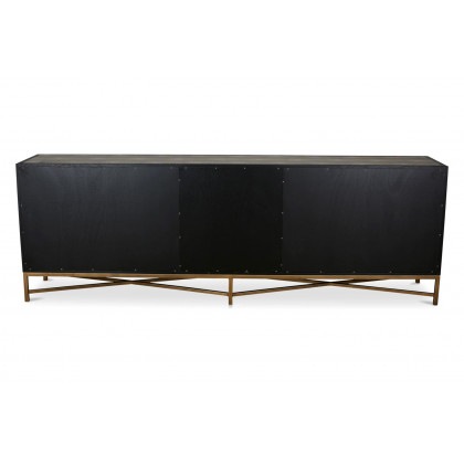 Moe's Mako Art Deco Large Sideboard - Gray