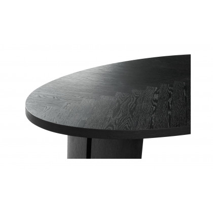 Moe's - William Modern Oval Dining Table in Black