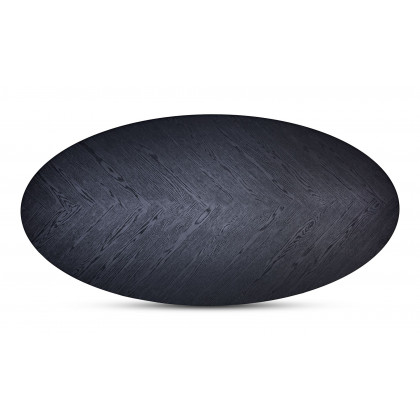 Moe's - William Modern Oval Dining Table in Black