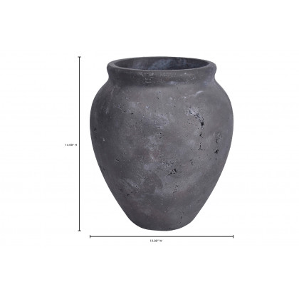 Moe's Nissa Decorative Vessel - Black, 14"