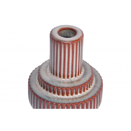 Moe's Maud Stoneware Candle Holder - Brown, Large