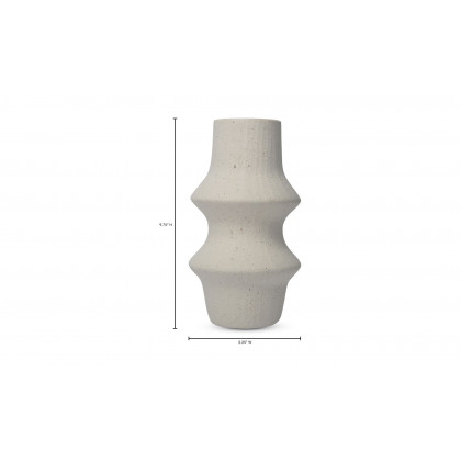 Moe's - Lacy Modern Vase in White