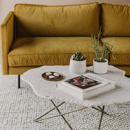 Moe's Raphael Sofa - Yellow